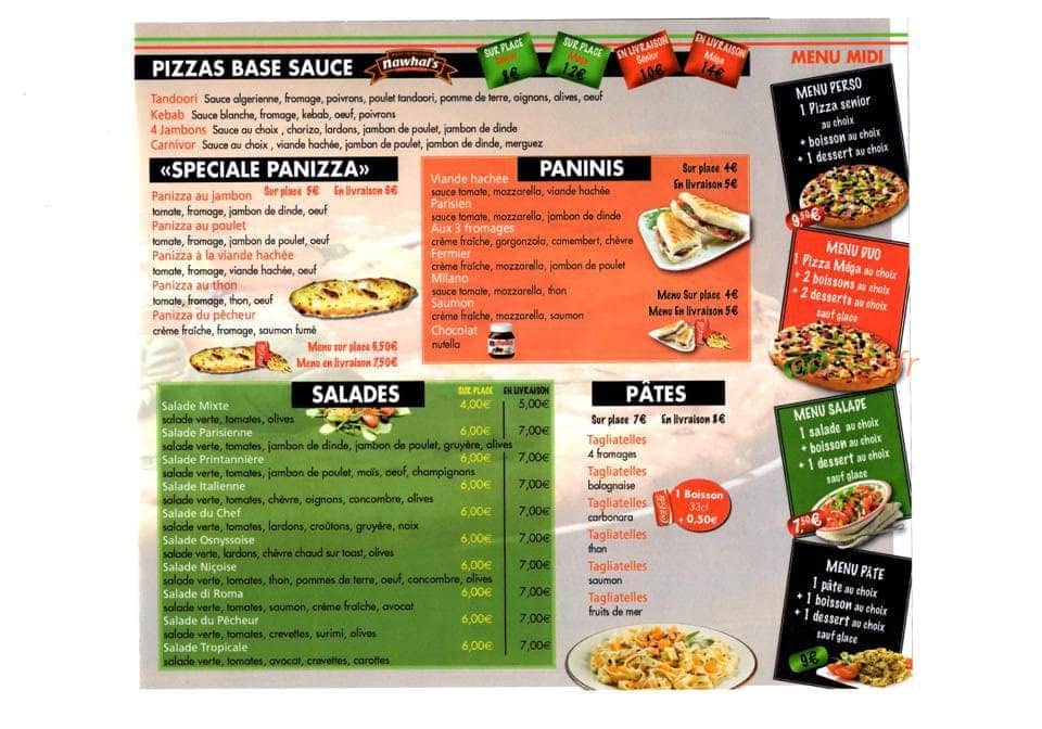 Pizza d'osny — carte page 3