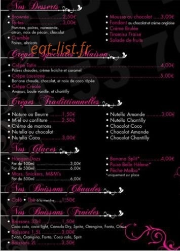 Pizza des Lys — carte page 3