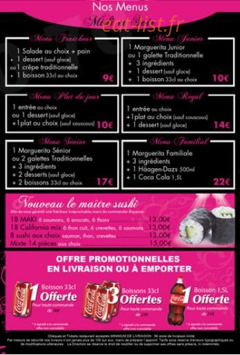 Pizza des Lys — carte page 2