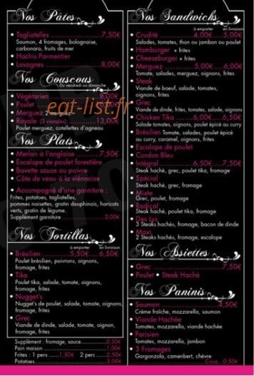 Pizza des Lys — carte page 6
