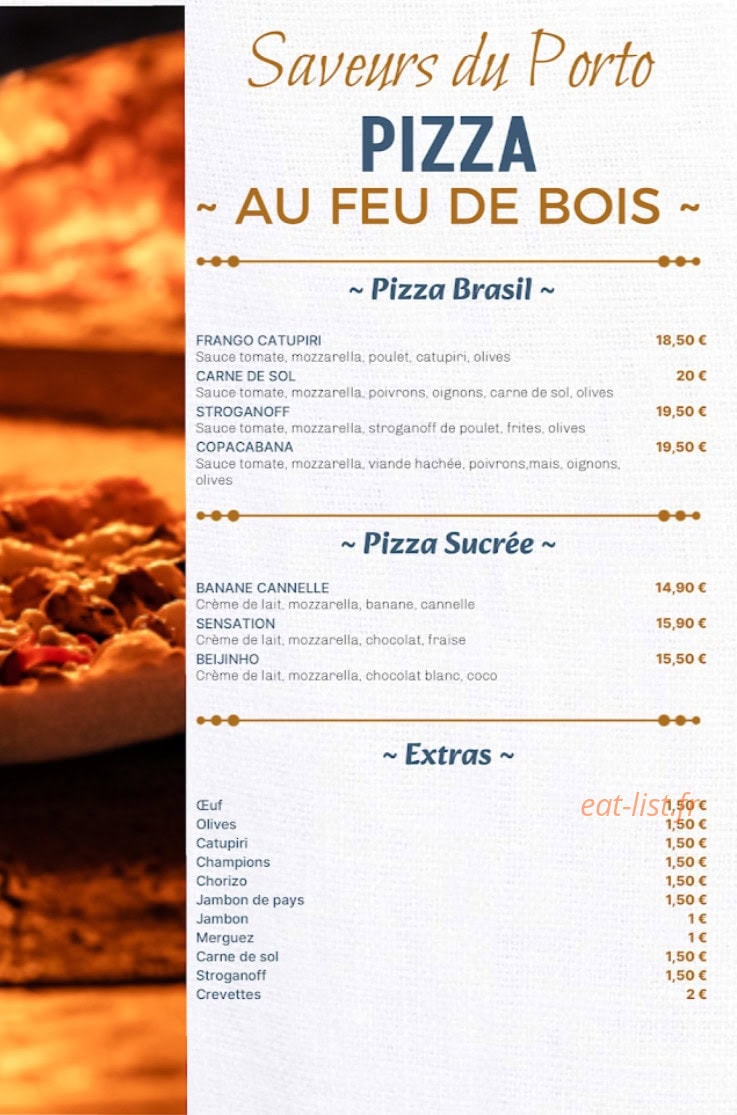 Saveurs du Porto — carte page 5