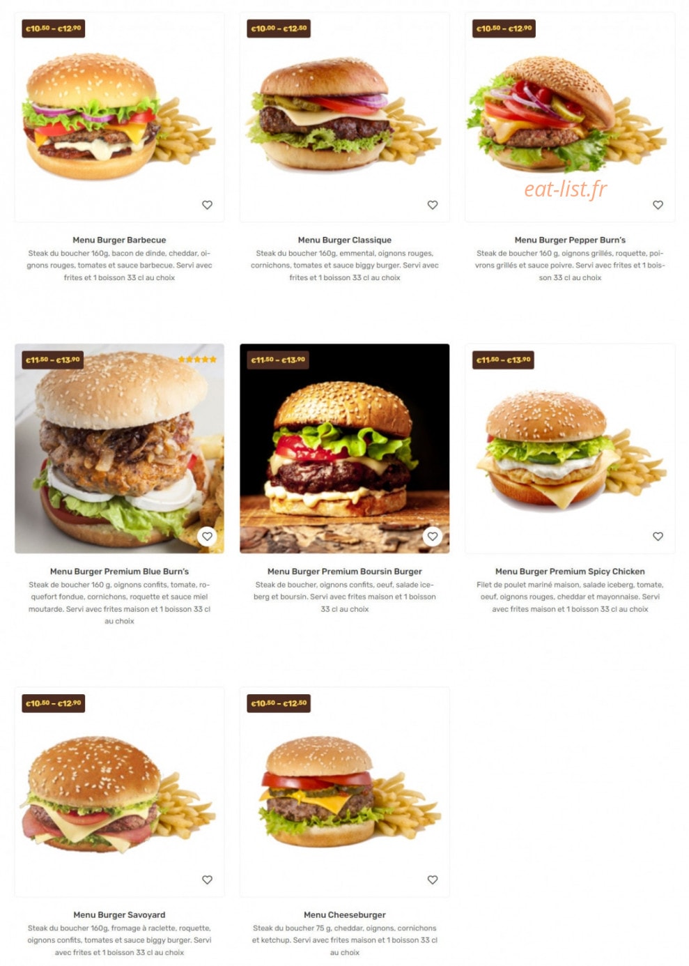 Mr.Burn's — carte page 3