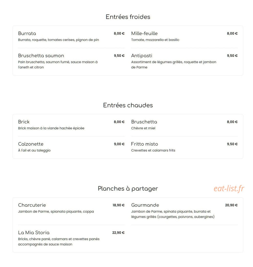 La mia storia — carte page 1