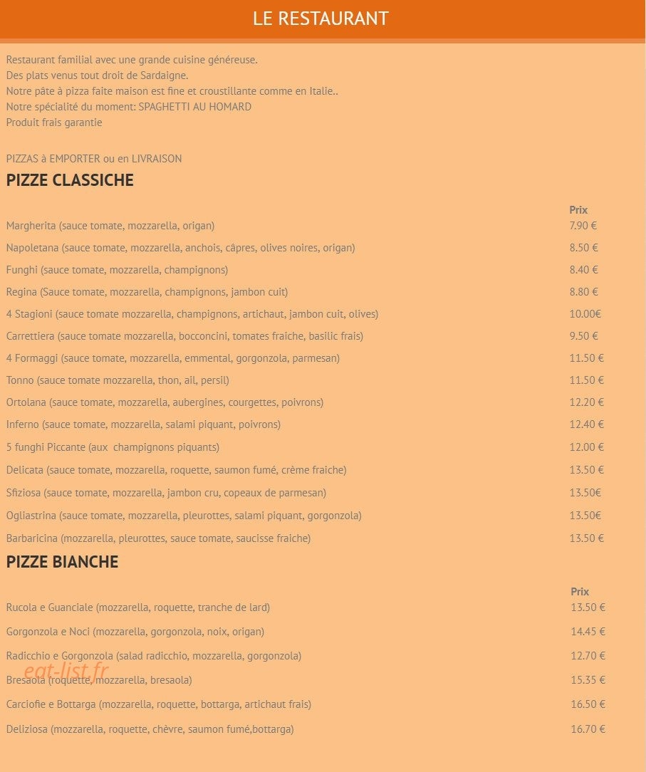 Tesoro Mio — carte page 1