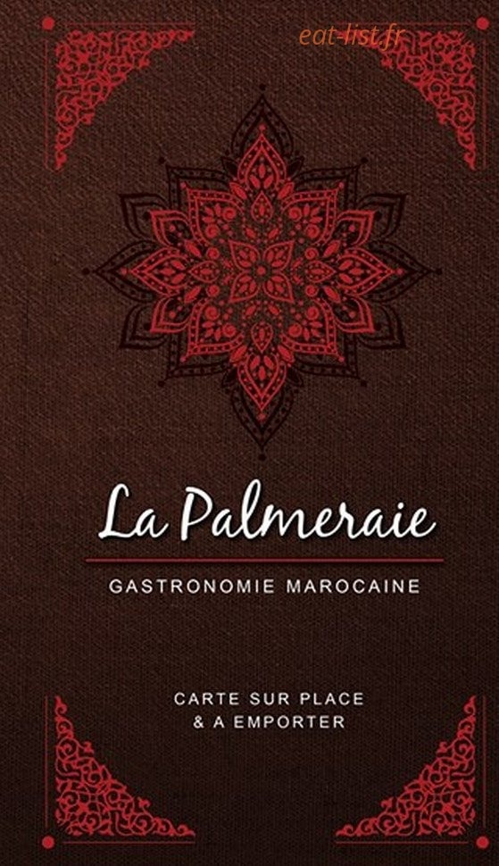 La Palmeraie — carte page 1