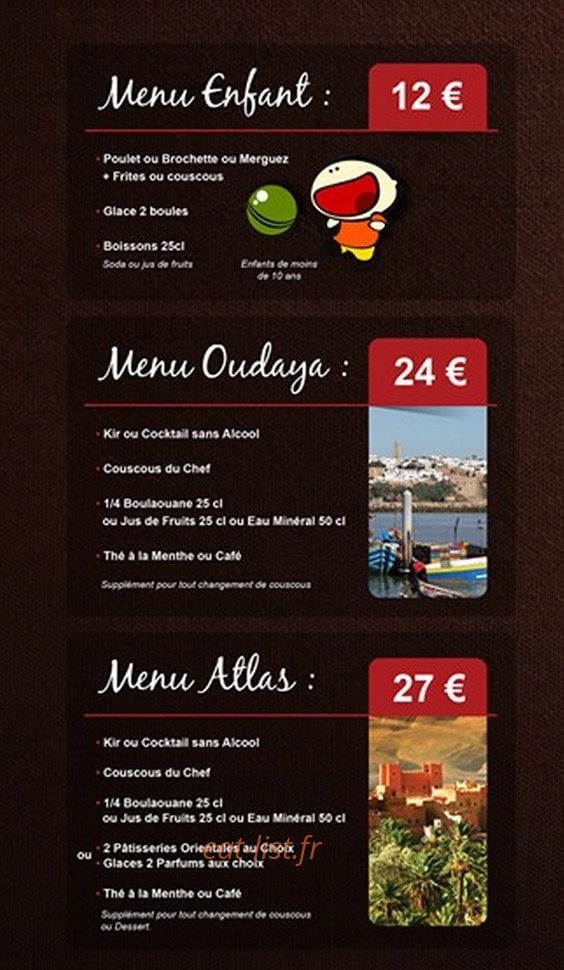 La Palmeraie — carte page 5