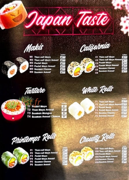 Le Mandarin — carte page 5