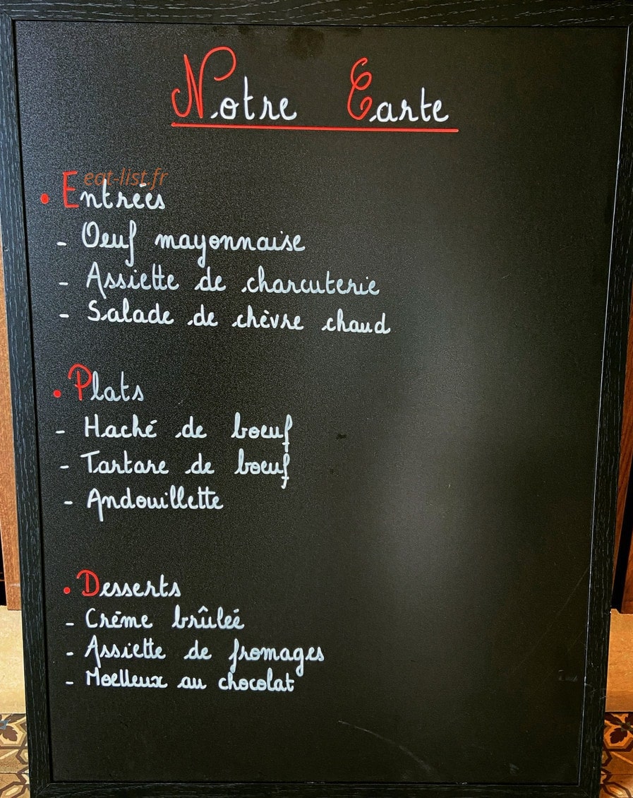 Le Paris — carte page 1