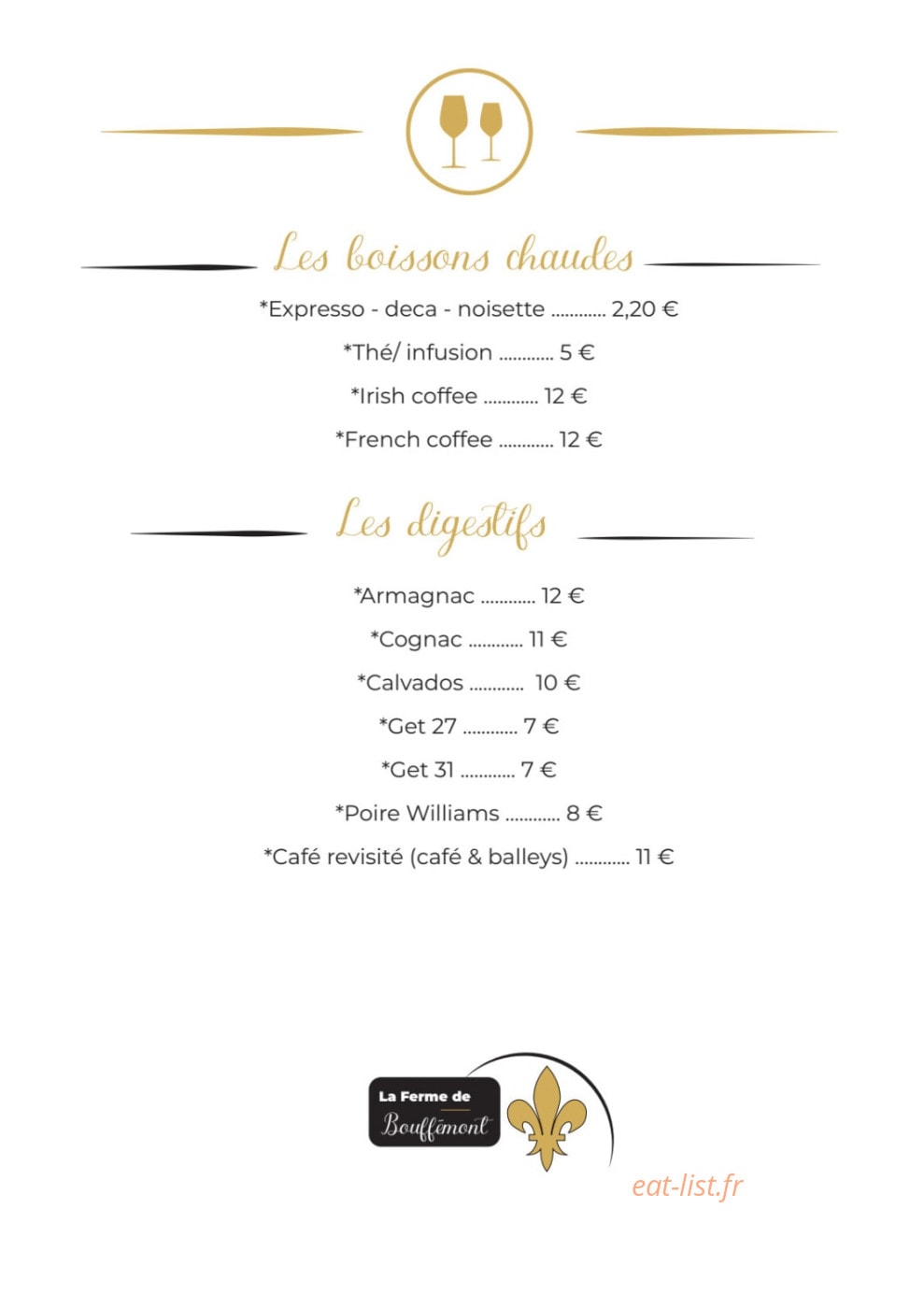 La Ferme de Bouffémont — carte page 5