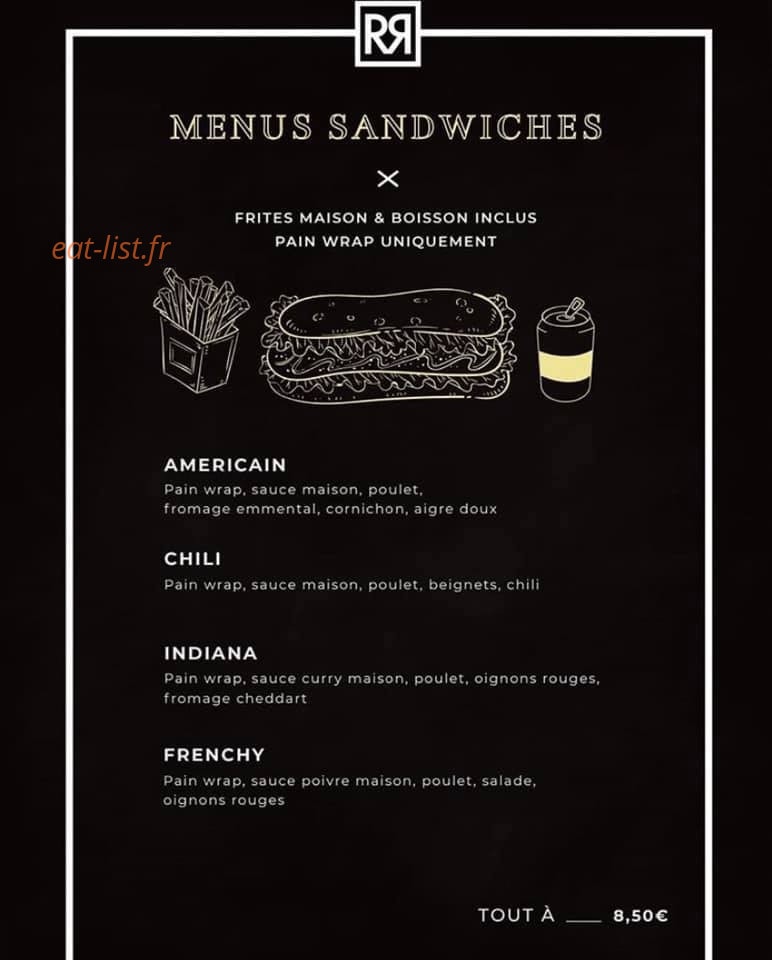 Regal Resto — carte page 2