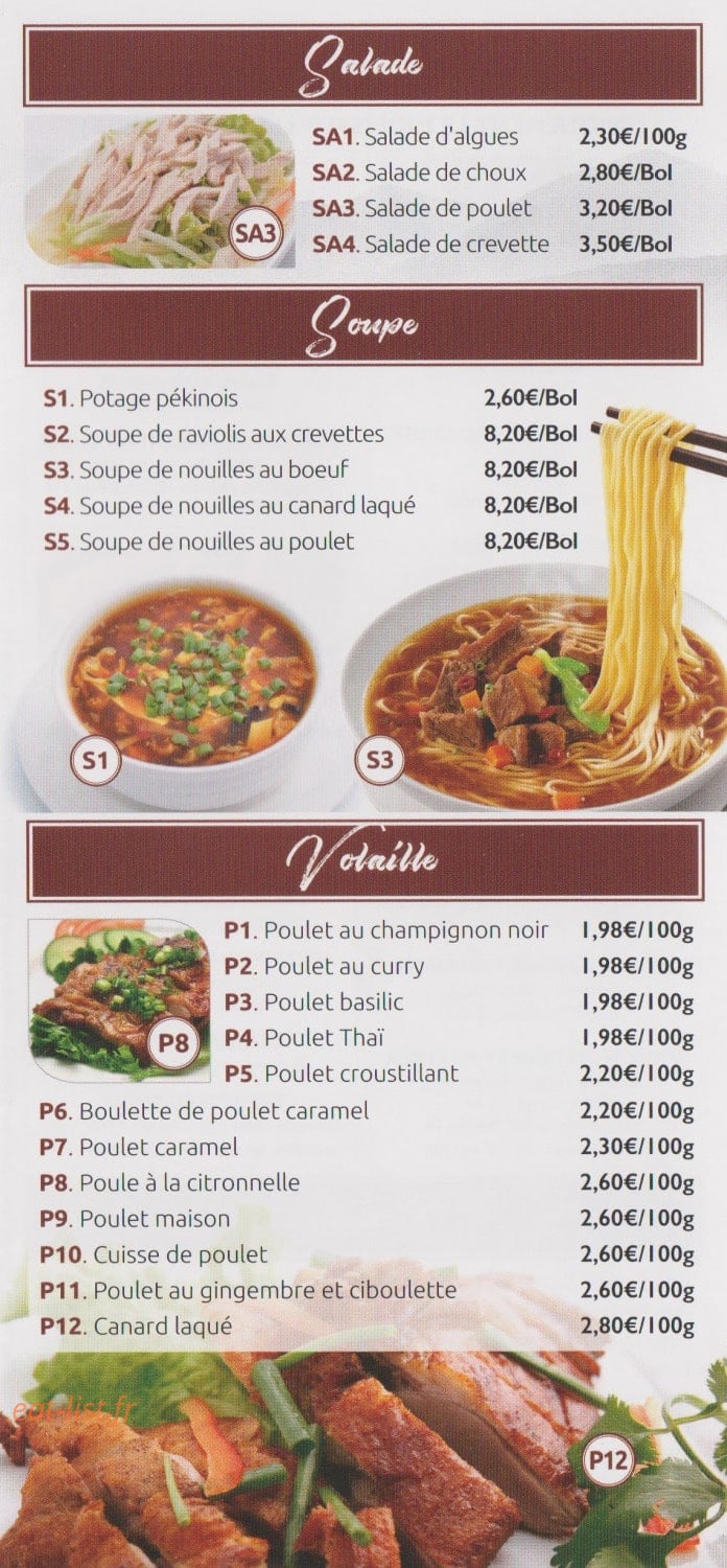 Gourmets de Moisselles — carte page 2
