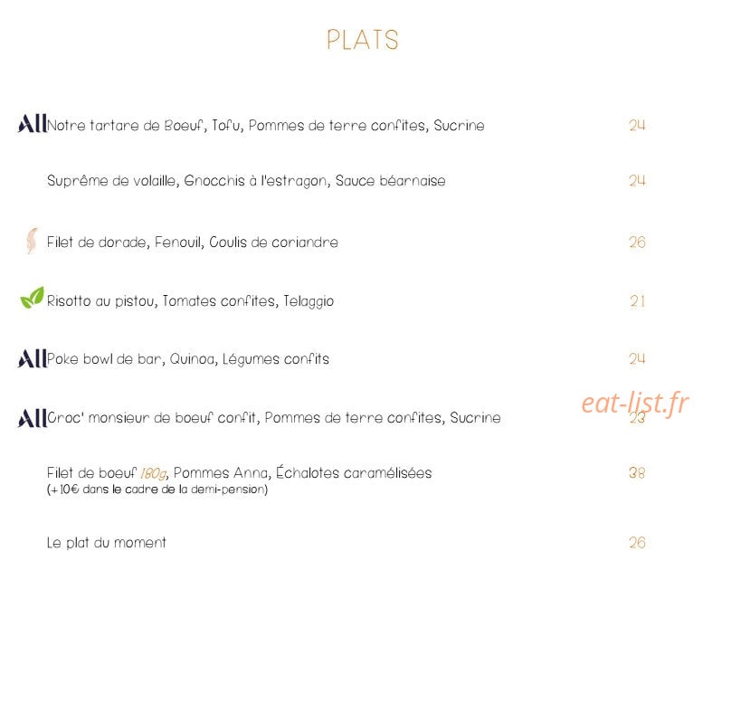 Le Piaf — carte page 5