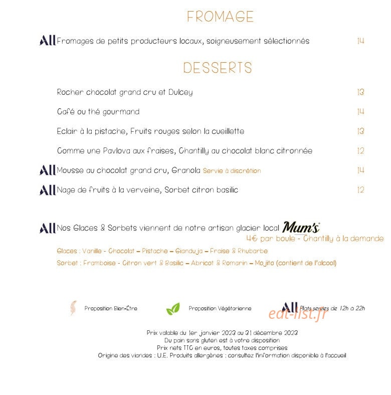 Le Piaf — carte page 6