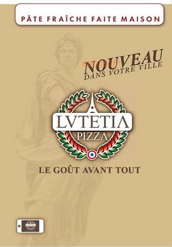 Lutetia pizza — carte page 1