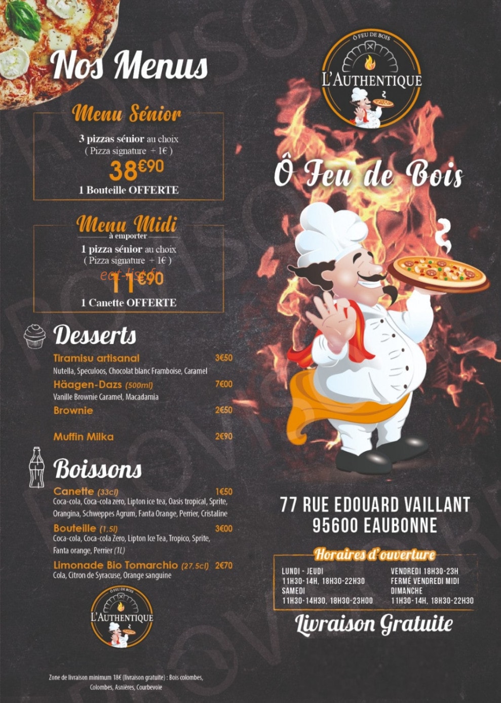 L'authentique — carte page 3
