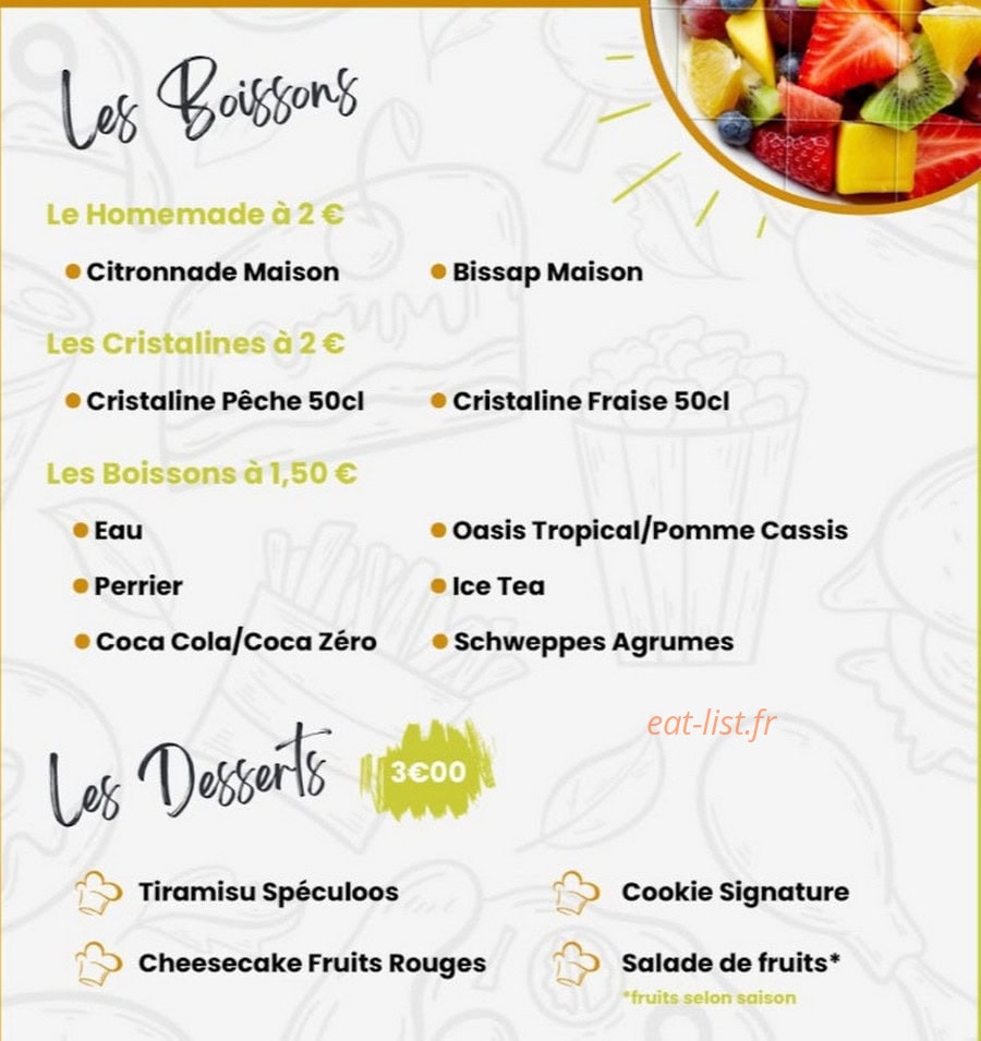 La Cantinerie — carte page 5