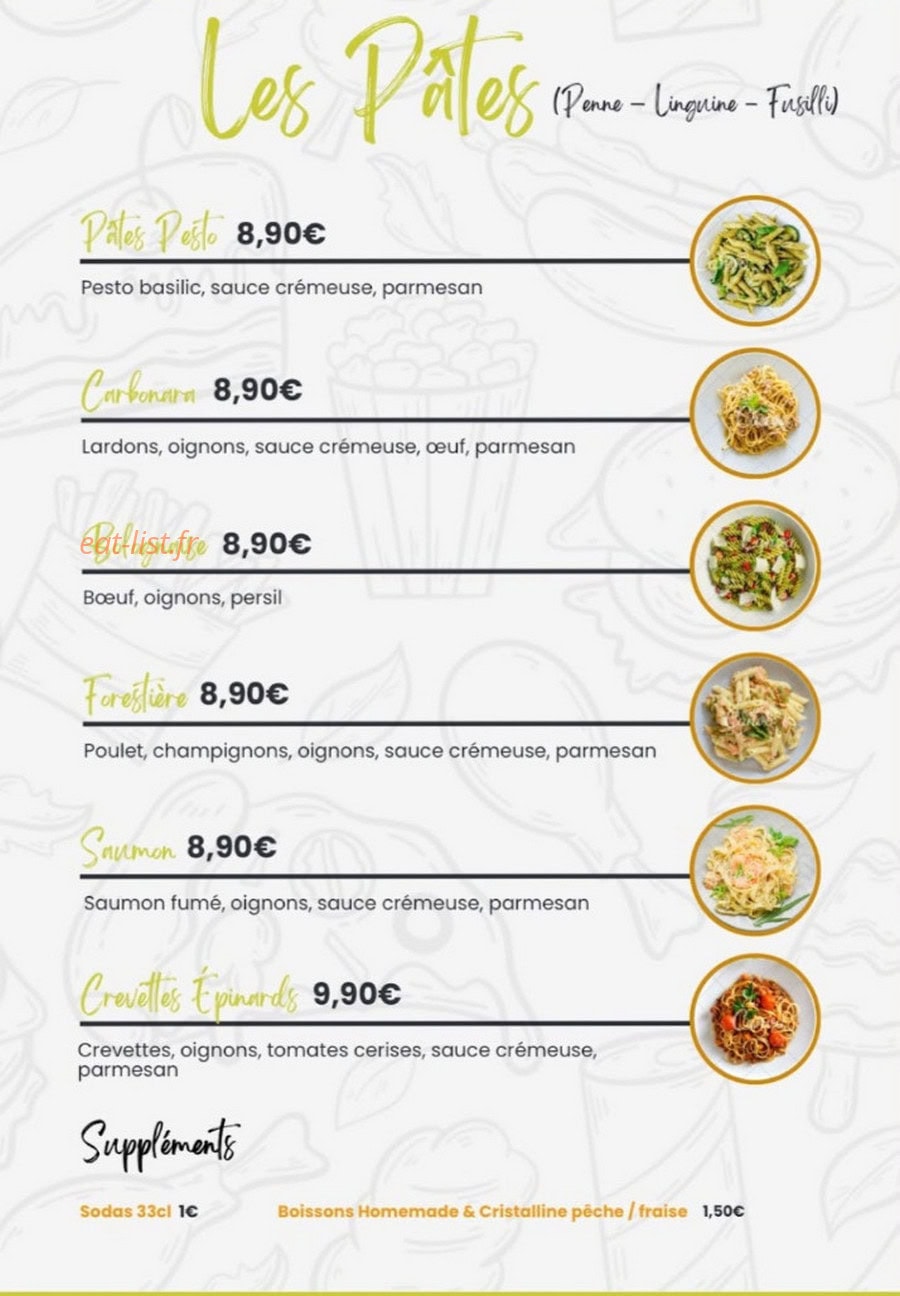 La Cantinerie — carte page 4
