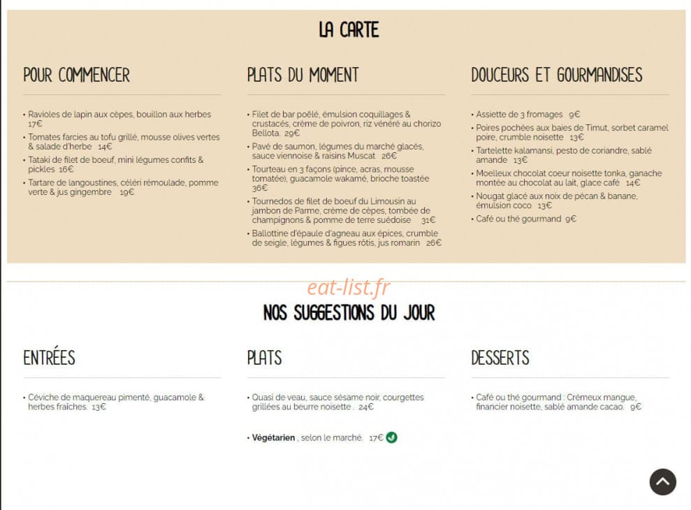 O'Distingo — carte page 1