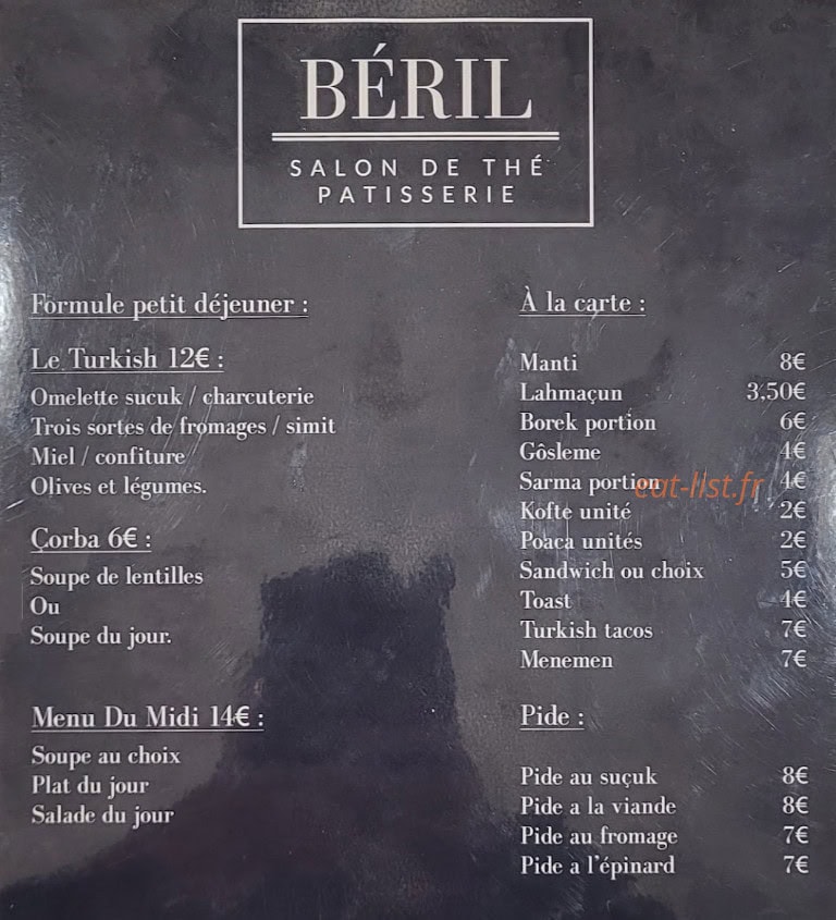 O'med — carte page 1