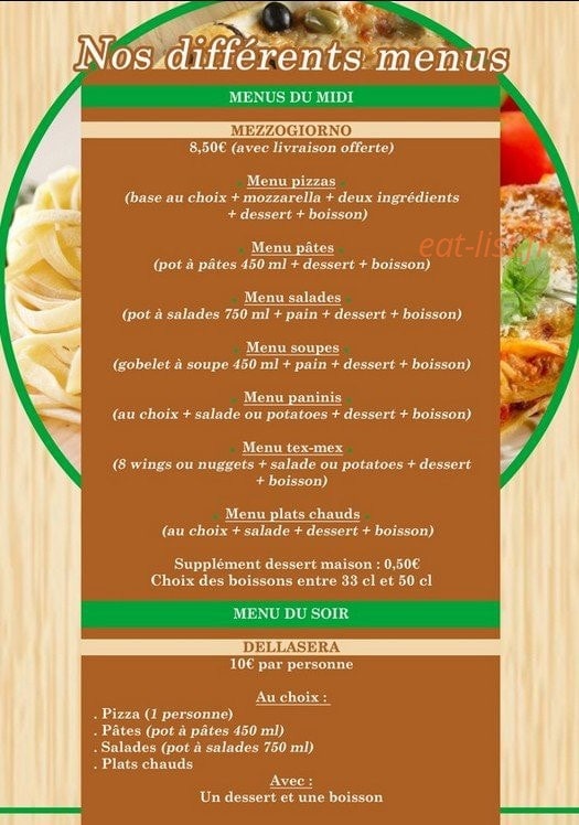 Pizza Ginos — carte page 6