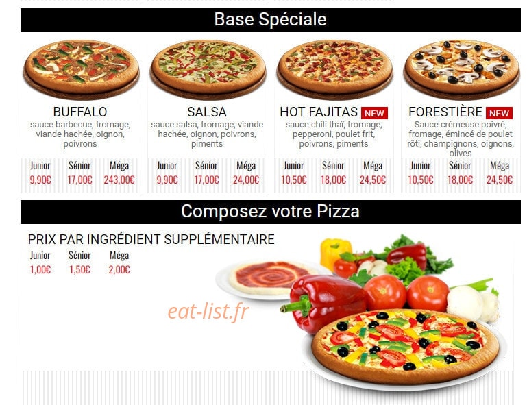 Poppies Pizza — carte page 3