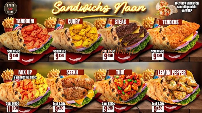 Spice Village — carte page 2