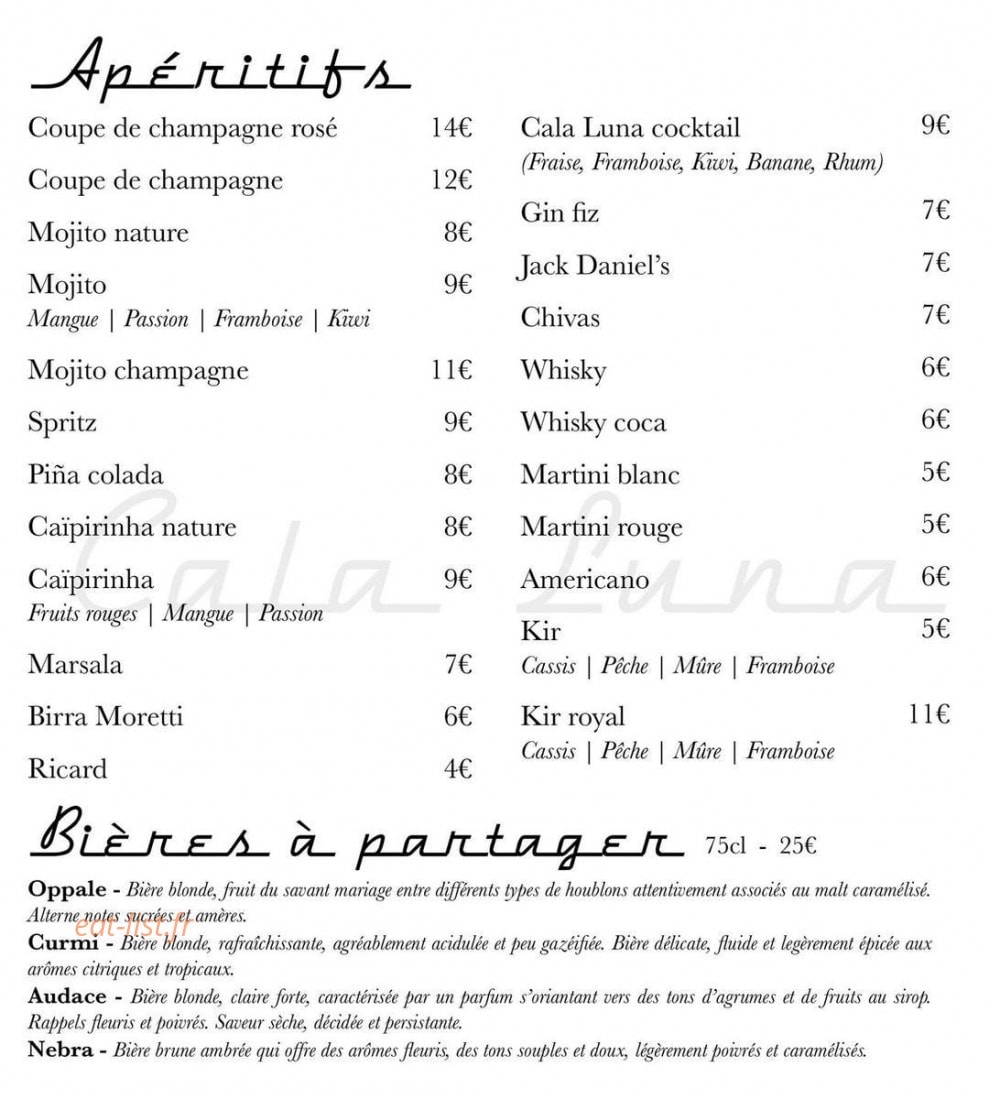 Cala Luna — carte page 13