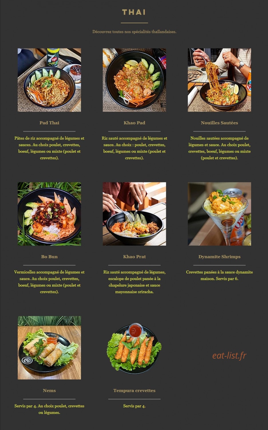 Cantine Corner — carte page 3