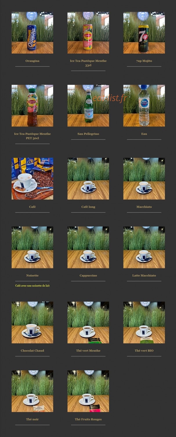 Cantine Corner — carte page 10