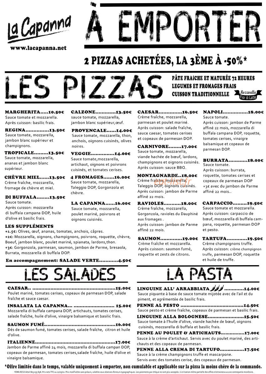 La Capanna — carte page 4