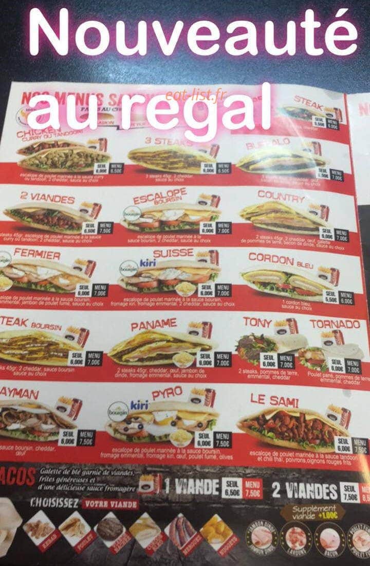 Le Regal — carte page 2