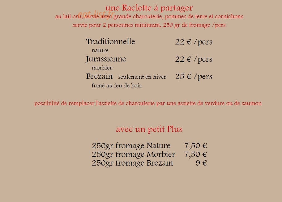 O Chalet — carte page 7
