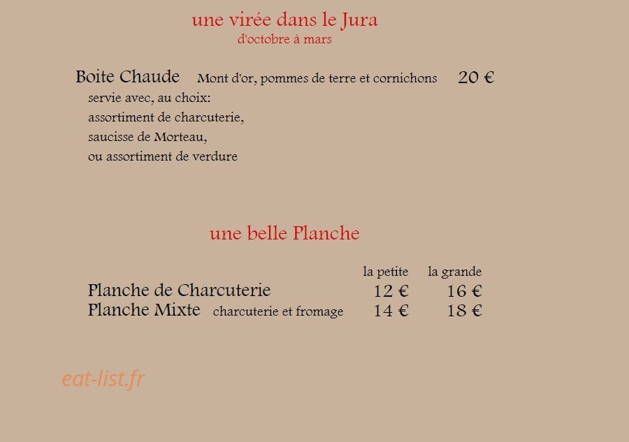 O Chalet — carte page 4
