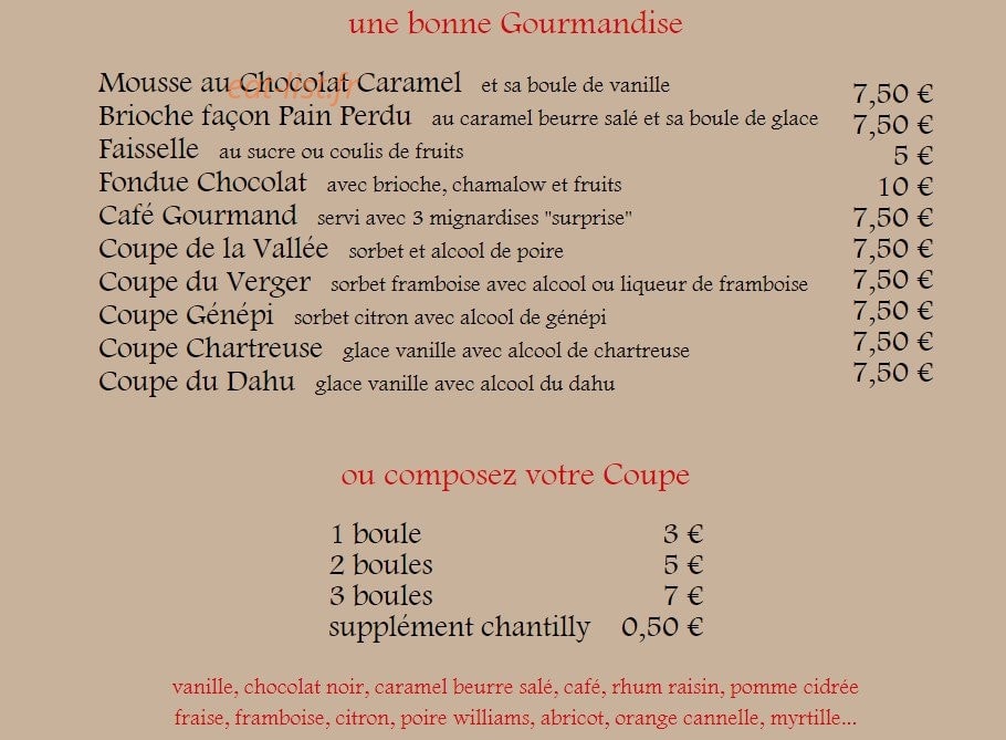 O Chalet — carte page 8