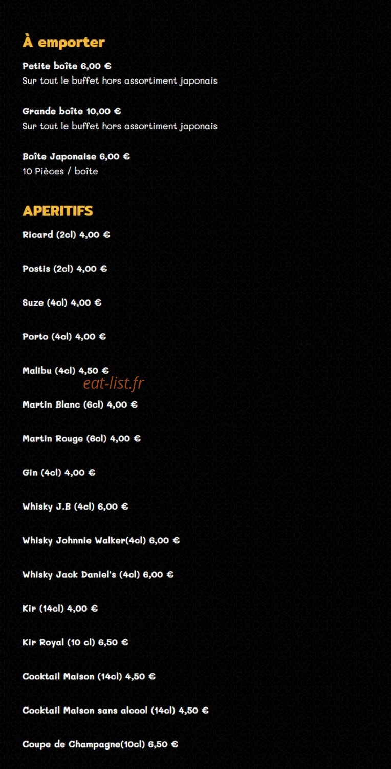 Planet Wok — carte page 2
