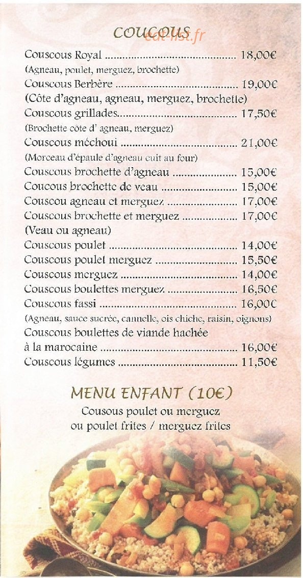 Le berbére — carte page 7
