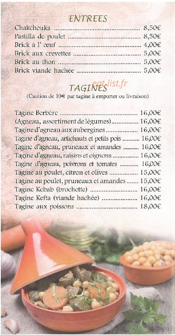 Le berbére — carte page 6