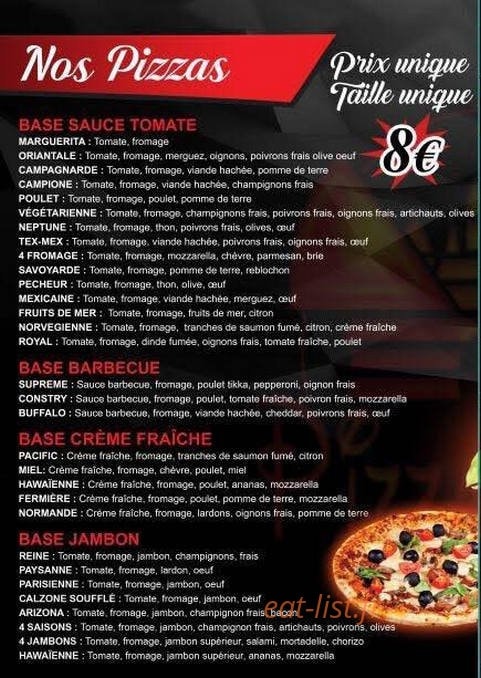 PizzaLand — carte page 4