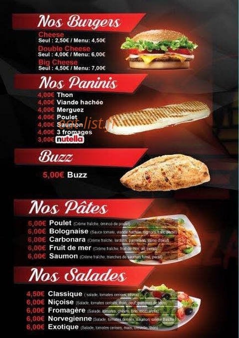 PizzaLand — carte page 2