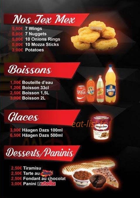 PizzaLand — carte page 3