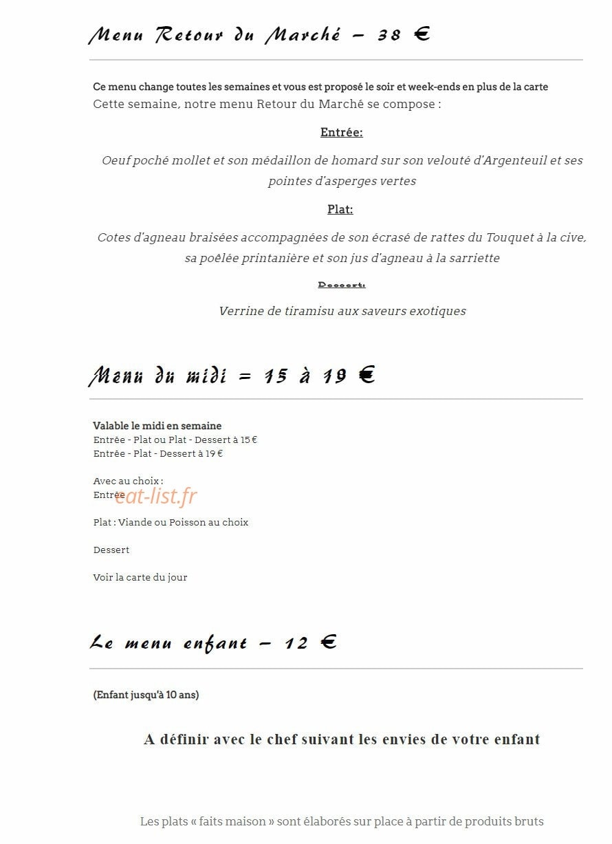 La Quincaillerie — carte page 3