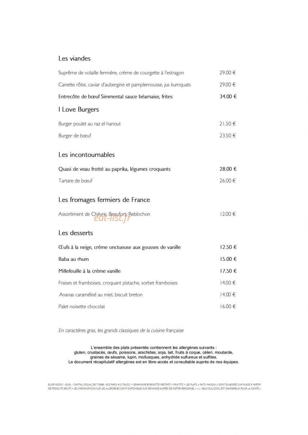 I Love Paris — carte page 2