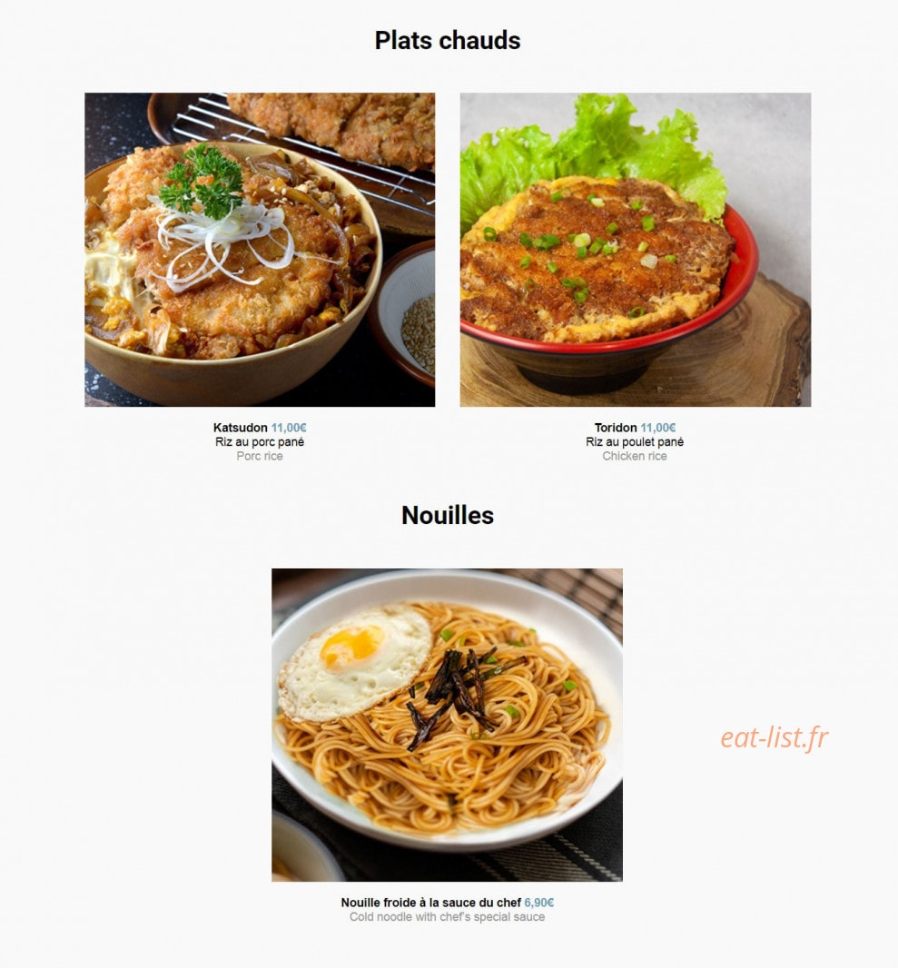 Brioche Bao — carte page 2