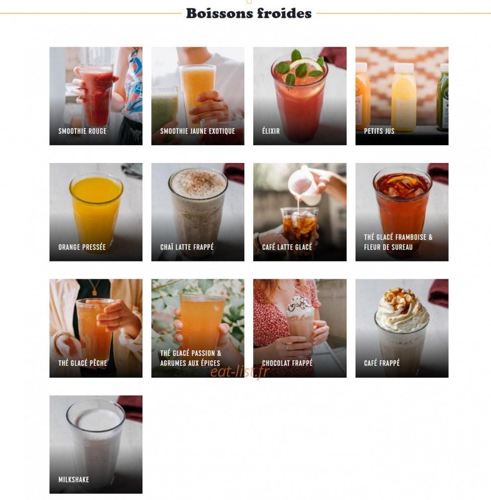 Columbus Café & Co — carte page 3