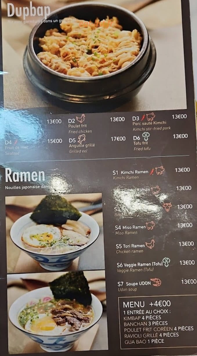 K cook — carte page 2