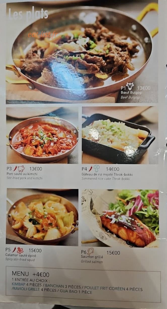 K cook — carte page 3
