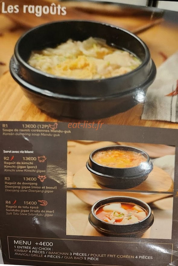 K cook — carte page 4