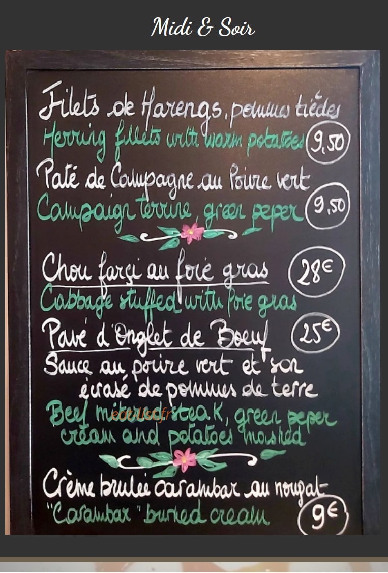 L'Ardoise de Roissy — carte page 3
