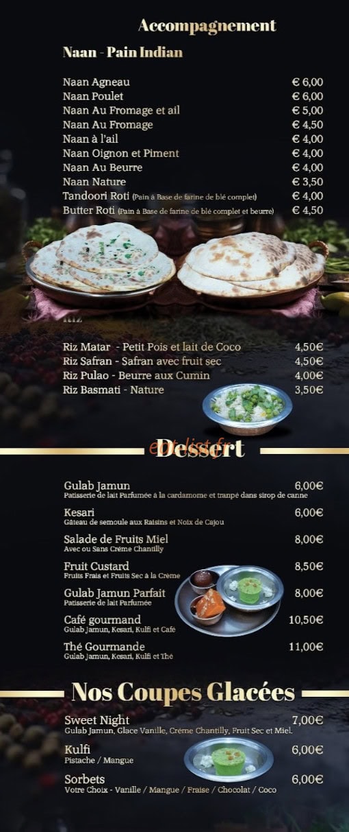 Le Chutney — carte page 7