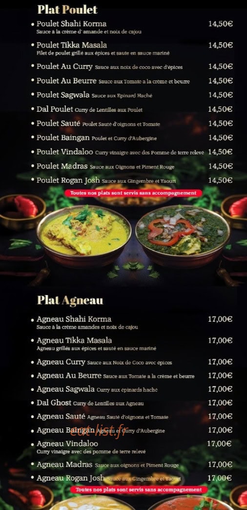 Le Chutney — carte page 3